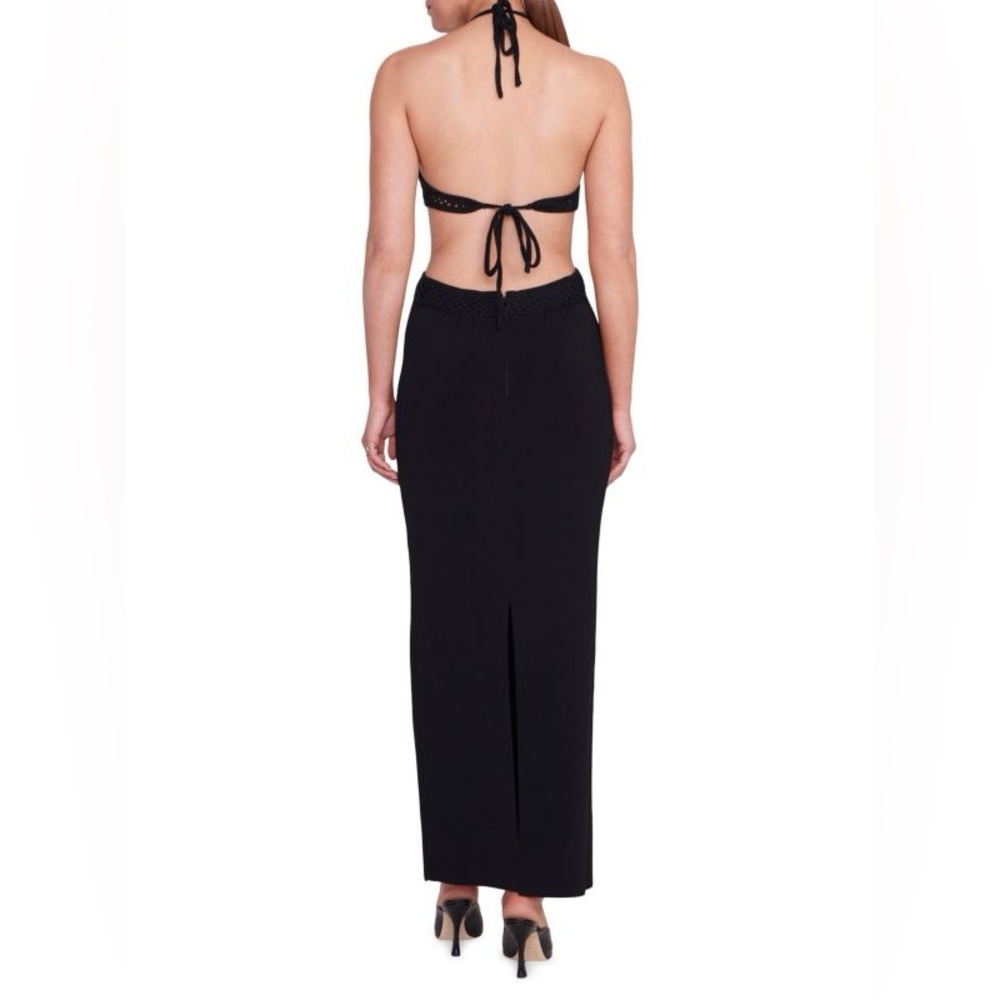 Staud Jacqueline Flower Mesh Column Dress - Picture 3 of 11